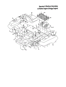 Operator's Platform parts for Craftsman Rear-Engine Riding Mower 247289830 from AppliancePartsPros.com
