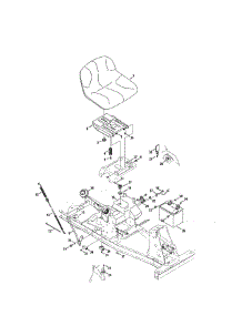 Seat / Battery / Fuel Tank parts for Craftsman Riding Mower & Tractor 247290003 from AppliancePartsPros.com