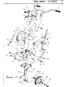 Handle Assembly parts for Craftsman Hole Digger 247296650 from AppliancePartsPros.com
