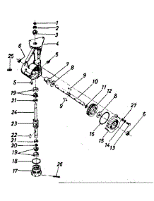 Gear Case Assembly 717-0304 parts for Craftsman Hole Digger 247296651 from AppliancePartsPros.com