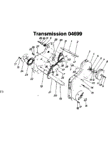 Transmission parts for Craftsman Front-Tine Tiller 247297730 from AppliancePartsPros.com