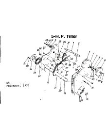 Transmission parts for Craftsman Tiller 247297750 from AppliancePartsPros.com