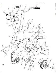 Handle Assembly parts for Craftsman Tiller 247297750 from AppliancePartsPros.com