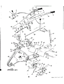 Handle And Chain Case Assembly parts for Craftsman Tiller 247297780 from AppliancePartsPros.com