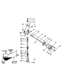 Transmission Assembly 717-0304 parts for Craftsman Tiller 247298711 from AppliancePartsPros.com