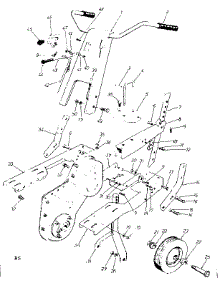 Handle Assembly parts for Craftsman Tiller 247298750 from AppliancePartsPros.com