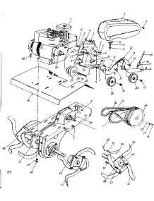 Engine parts for Craftsman Tiller 247298750 from AppliancePartsPros.com