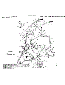 Handle Assembly parts for Craftsman Rear-Tine Tiller 247299771 from AppliancePartsPros.com