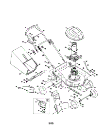 Rotary Mower parts for Craftsman Electric Walk-Behind Mower 247370160 from AppliancePartsPros.com