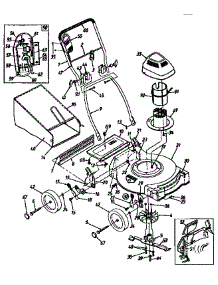 Replacement Parts parts for Craftsman Electric Walk-Behind Mower 247370251 from AppliancePartsPros.com