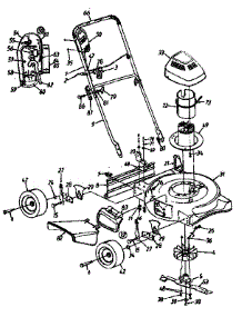 Handle Assembly parts for Craftsman Electric Walk-Behind Mower 247370280 from AppliancePartsPros.com