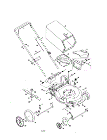 Lawn Mower parts for Craftsman Gas Walk-Behind Mower 24737034 from AppliancePartsPros.com