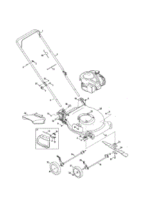 Lawn Mower parts for Craftsman Gas Walk-Behind Mower 247372180 from AppliancePartsPros.com