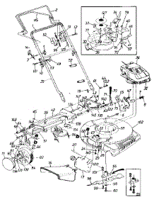 Mulching Lawnmower parts for Craftsman Gas Walk-Behind Mower 247372650 from AppliancePartsPros.com