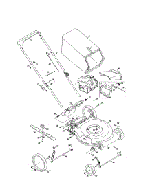 Lawn Mower parts for Craftsman Gas Walk-Behind Mower 247374301 from AppliancePartsPros.com