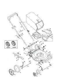 Lawn Mower parts for Craftsman Gas Walk-Behind Mower 247374302 from AppliancePartsPros.com