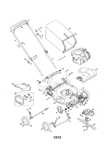 Lawn Mower parts for Craftsman Gas Walk-Behind Mower 247374400 from AppliancePartsPros.com