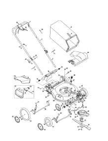 Lawn Mower parts for Craftsman Gas Walk-Behind Mower 247374410 from AppliancePartsPros.com