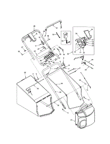 Grassbag And Cover parts for Craftsman Gas Walk-Behind Mower 247375770 from AppliancePartsPros.com