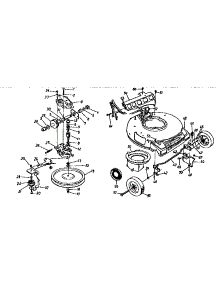 Mower Deck parts for Craftsman Gas Walk-Behind Mower 247376380-W/7K (1A107K) ETC from AppliancePartsPros.com
