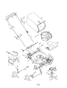 Lawn Mower parts for Craftsman Gas Walk-Behind Mower 247377000 from AppliancePartsPros.com