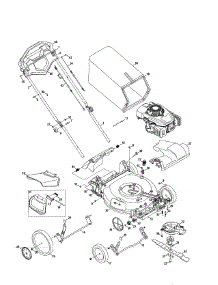 Lawn Mower parts for Craftsman Gas Walk-Behind Mower 247377300 from AppliancePartsPros.com