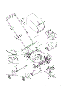 Lawn Mower parts for Craftsman Gas Walk-Behind Mower 247377450 from AppliancePartsPros.com