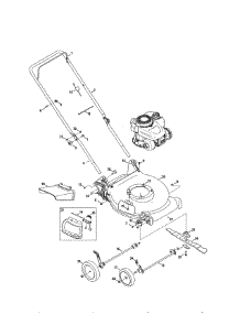 Lawn Mower parts for Craftsman Gas Walk-Behind Mower 247382960 from AppliancePartsPros.com