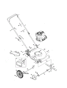 Lawn Mower parts for Craftsman Gas Walk-Behind Mower 247382980 from AppliancePartsPros.com