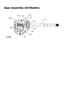 Gear Assembly (All Models) parts for Craftsman Gas Snowblower 24742513 from AppliancePartsPros.com