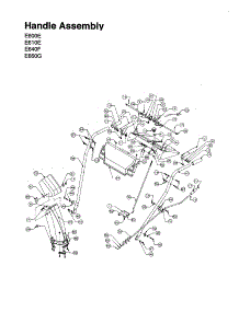 Handle Assembly parts for Craftsman Gas Snowblower 24742513 from AppliancePartsPros.com