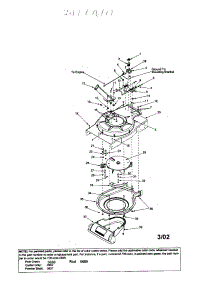 Housing / Impeller parts for Craftsman Lawn Vacuum 247770110 from AppliancePartsPros.com