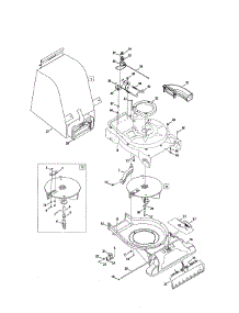 Impeller / Bag / Nozzle parts for Craftsman Lawn Vacuum 247770130 from AppliancePartsPros.com