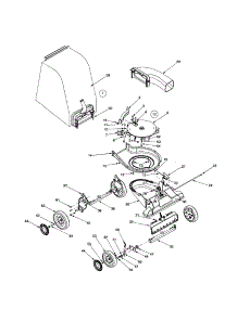 Nozzle / Impeller / Bag parts for Craftsman Lawn Vacuum 247770550 from AppliancePartsPros.com