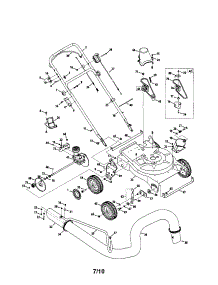 Wheels / Transmission / Vac Hose parts for Craftsman Lawn Vacuum 24777366 from AppliancePartsPros.com