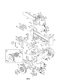 Log Splitter parts for Craftsman Log Splitter 247776410 from AppliancePartsPros.com