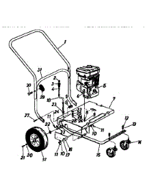 Main Frame parts for Craftsman Electric Leaf Blower 247797900 from AppliancePartsPros.com