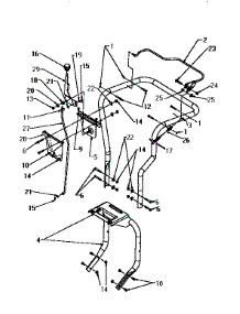 Handle Assembly parts for Craftsman Chipper Shredder 247799620 from AppliancePartsPros.com