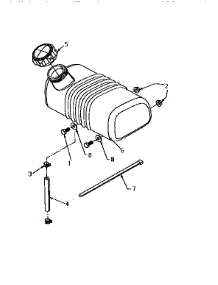 Fuel Tank parts for Craftsman Chipper Shredder 247799620 from AppliancePartsPros.com