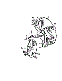 Impeller Assembly parts for Craftsman Chipper Shredder 247799620 from AppliancePartsPros.com