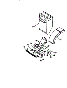 Nozzel / Chute And Bag parts for Craftsman Chipper Shredder 247799630 from AppliancePartsPros.com