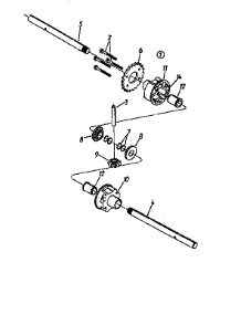 Differential parts for Craftsman Chipper Shredder 247799630 from AppliancePartsPros.com