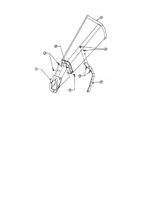 Chute Assembly parts for Craftsman Chipper Shredder 247799640 from AppliancePartsPros.com