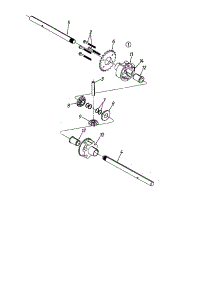 Differential Breakdown parts for Craftsman Chipper Shredder 247799640 from AppliancePartsPros.com