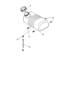 Fuel Tank parts for Craftsman Chipper Shredder 247799640 from AppliancePartsPros.com