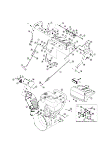 Handle Panel / Chutes parts for Craftsman Gas Snowblower 24788033 from AppliancePartsPros.com