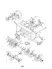 Impeller / Spiral / Housing parts for Craftsman Gas Snowblower 24788045 from AppliancePartsPros.com