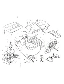 Mower Deck parts for Craftsman Walk-Behind Lawn Mower 24788100 from AppliancePartsPros.com