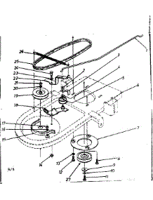 Mower Deck parts for Craftsman Walk-Behind Lawn Mower 247881020 from AppliancePartsPros.com