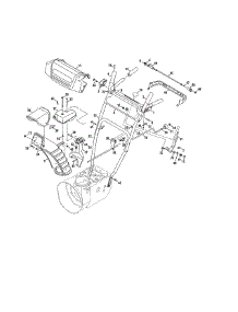 Chute / Handles parts for Craftsman Gas Snowblower 247881731 from AppliancePartsPros.com